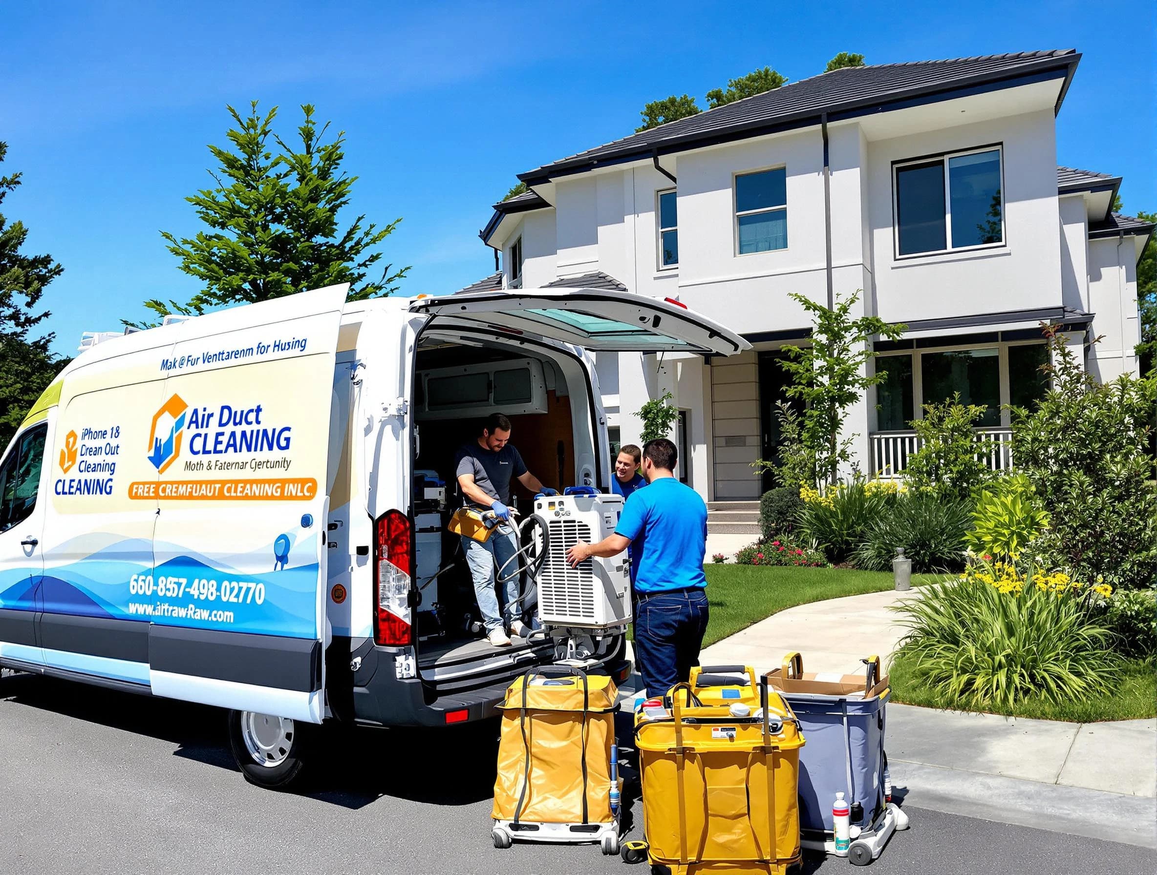Irondale Air Duct Cleaning technician performing professional air duct cleaning in Irondale