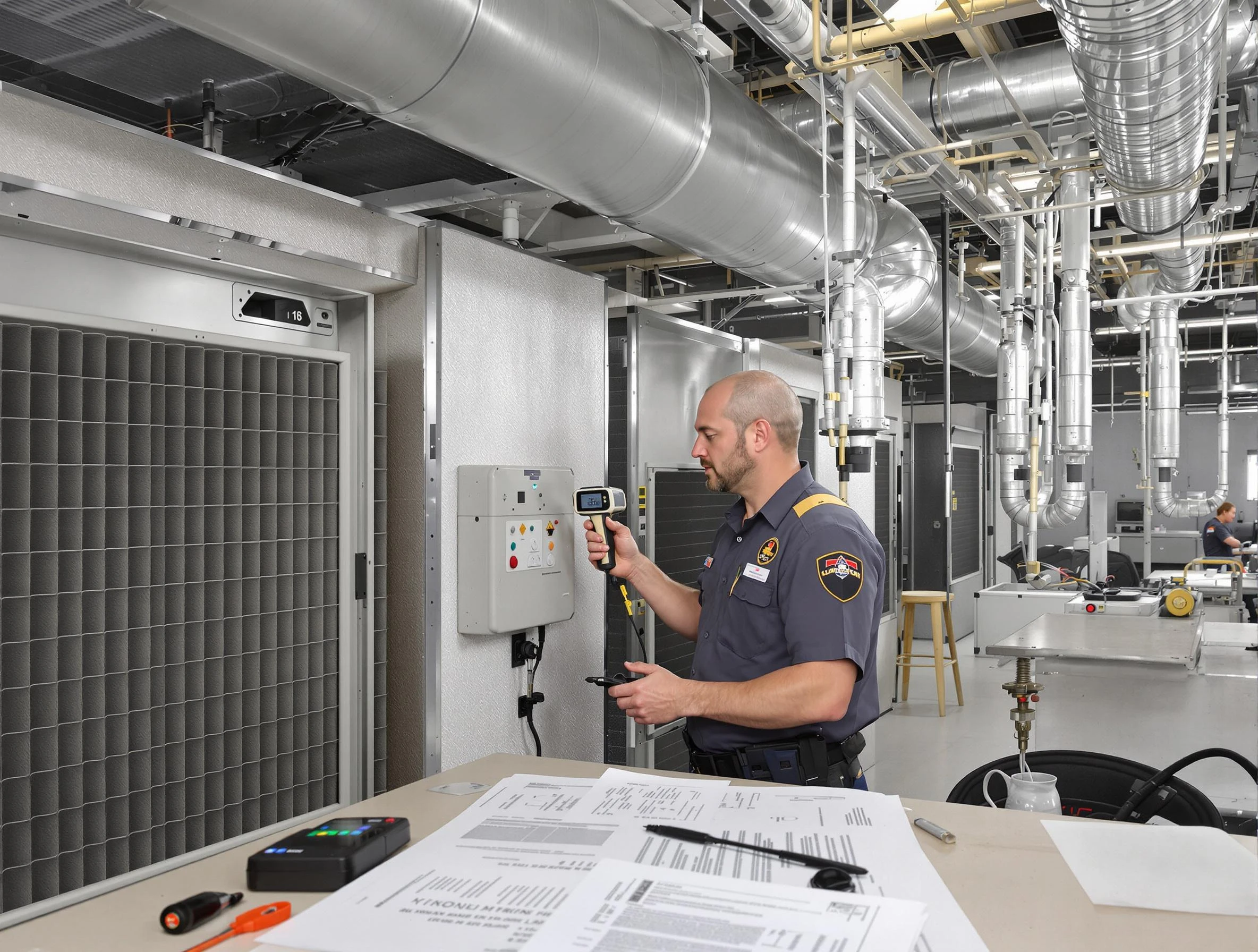 Professional filter system inspection by Irondale Air Duct Cleaning in Irondale