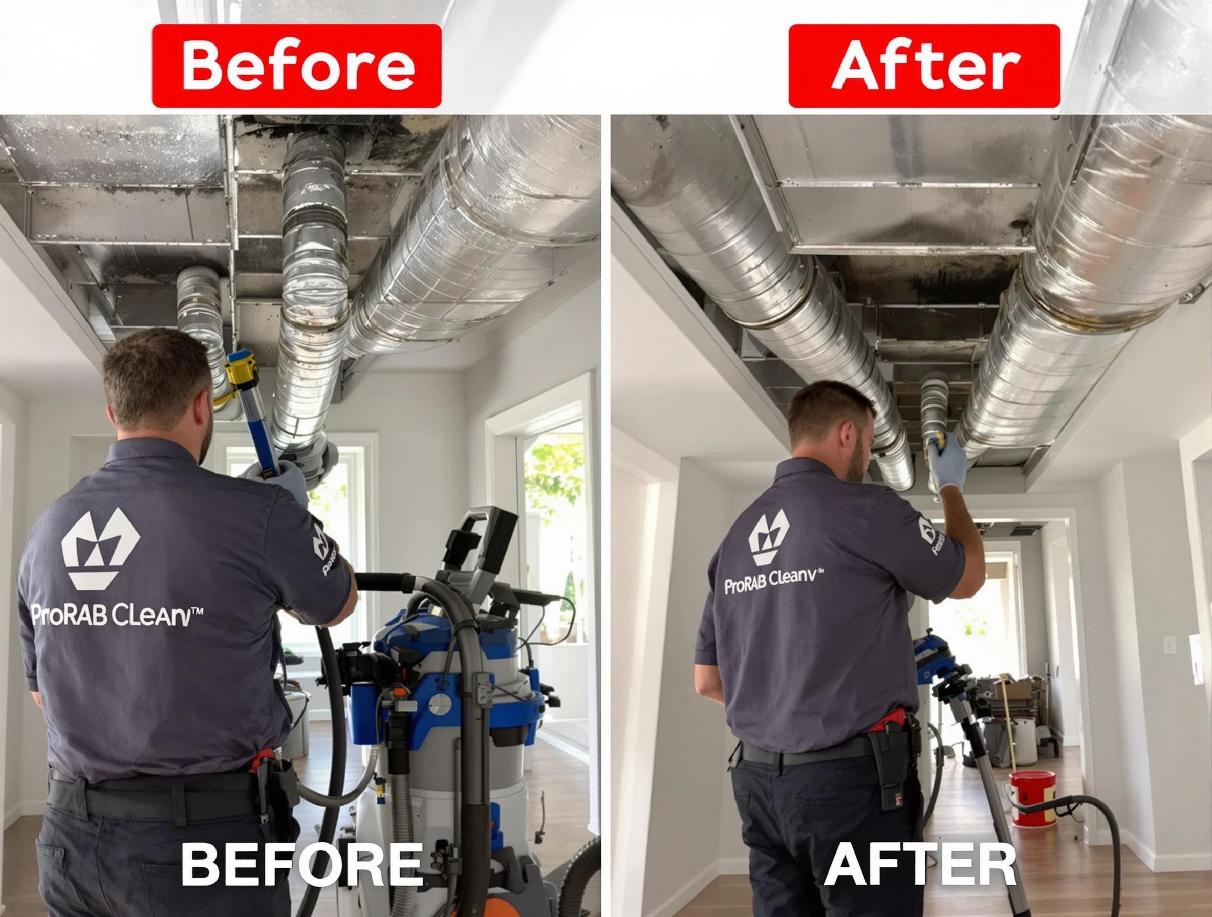 Irondale Air Duct Cleaning expert performing thorough residential duct cleaning in a Irondale home